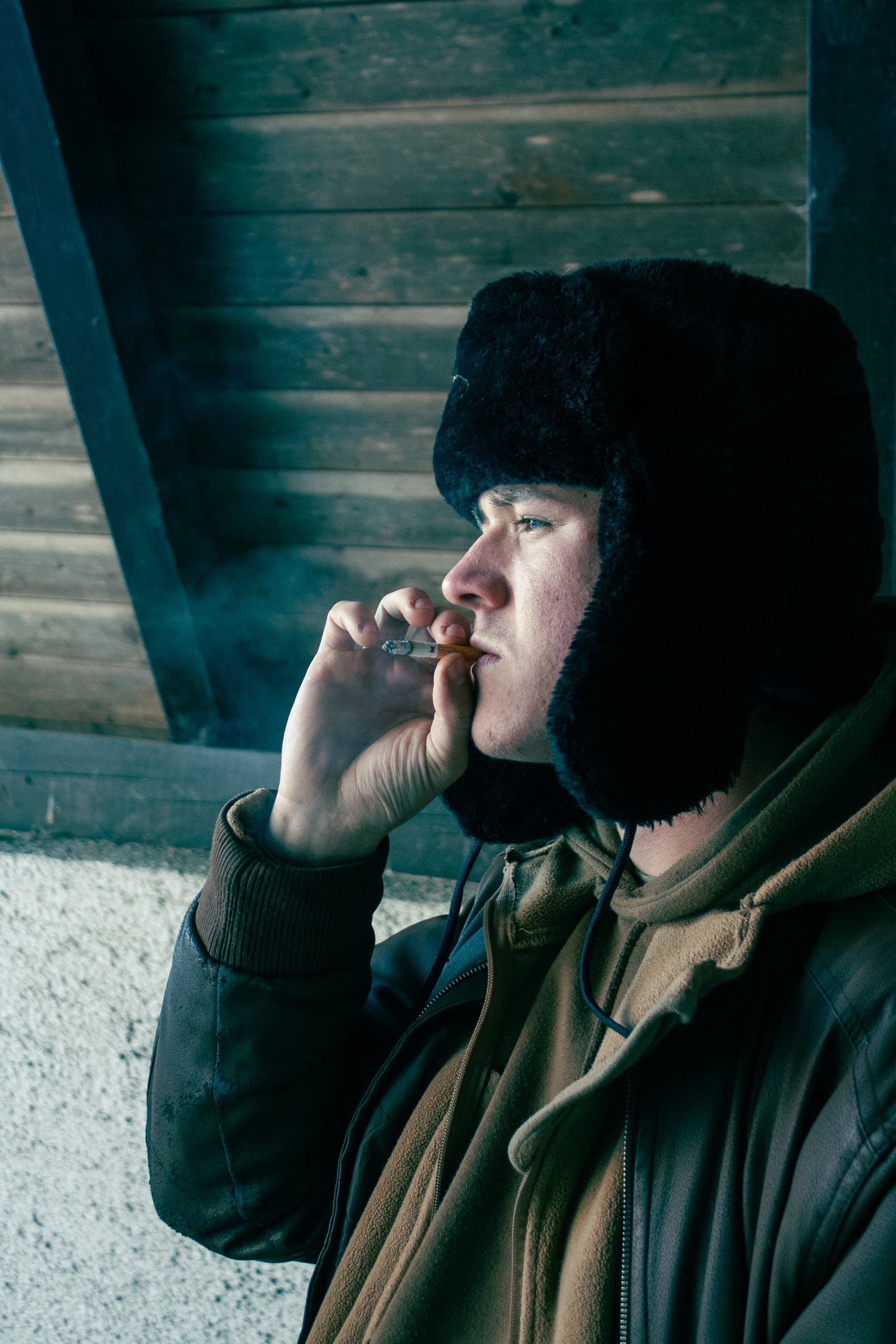 A Winter Cigarette
